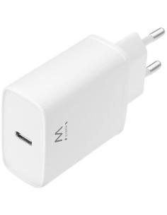 Ewent EW1320 Cargador de Pared USB-C 20W Carga Rápida Blanco-1344527