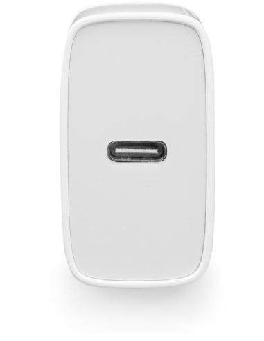 Ewent EW1320 Cargador de Pared USB-C 20W Carga Rápida Blanco