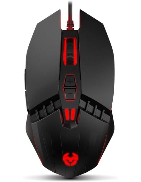 Krom Kalax Ratón Gaming 3200 DPI Negro