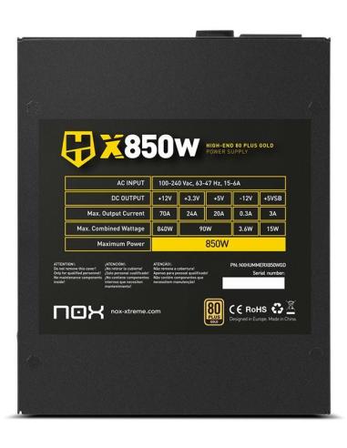 Nox Hummer X Gold Edition 850W 80 Plus Gold