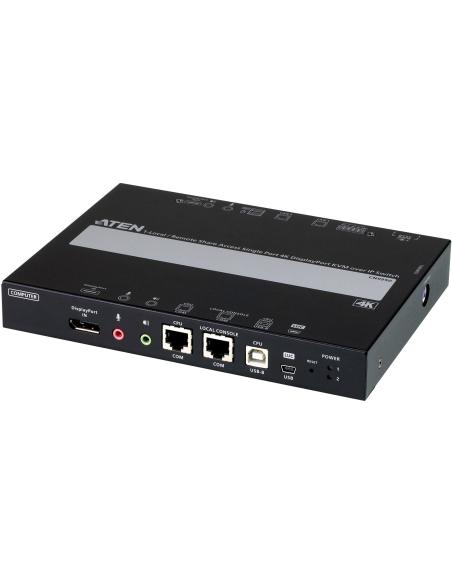 Aten CN9950-AT-G Switch KVM por IP DisplayPort Remoto Negro