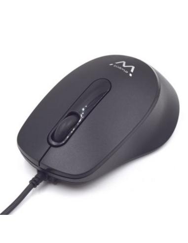 Ewent EW3159 Ratón con Click Silencioso 1000DPI Negro