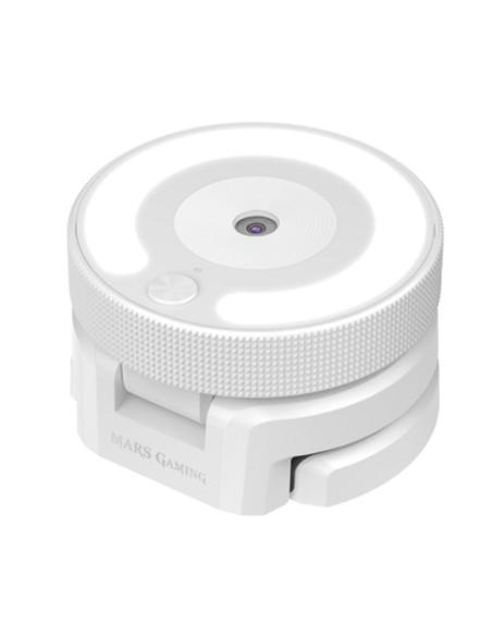 Mars Gaming MWPROW Webcam FullHD Blanca