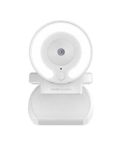Mars Gaming MWPROW Webcam FullHD Blanca