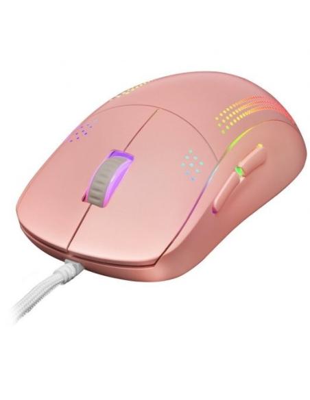 Mars Gaming MMPROP Ratón Gaming RGB 32000 DPI Rosa