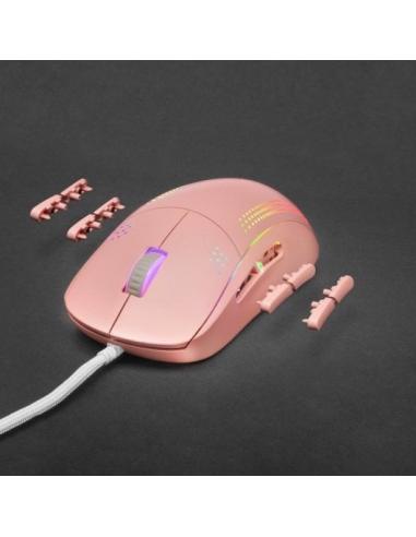 Mars Gaming MMPROP Ratón Gaming RGB 32000 DPI Rosa