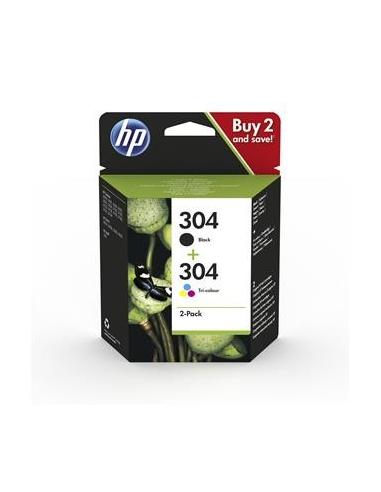 HP 304 Pack Cartucho Tinta Original Negro/Magenta/Cian/Amarillo