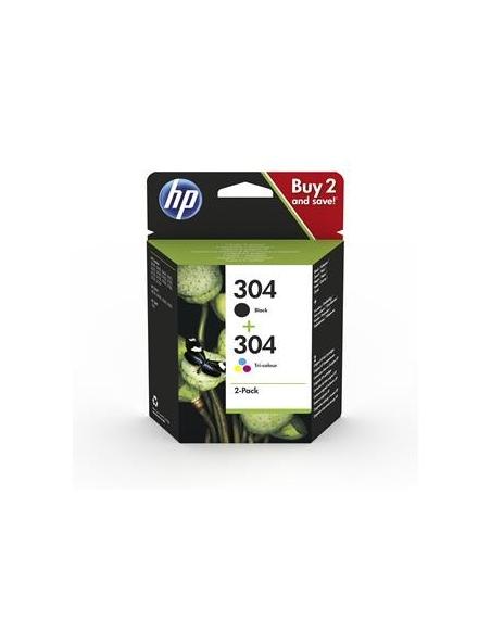 HP 304 Pack Cartucho Tinta Original Negro/Magenta/Cian/Amarillo