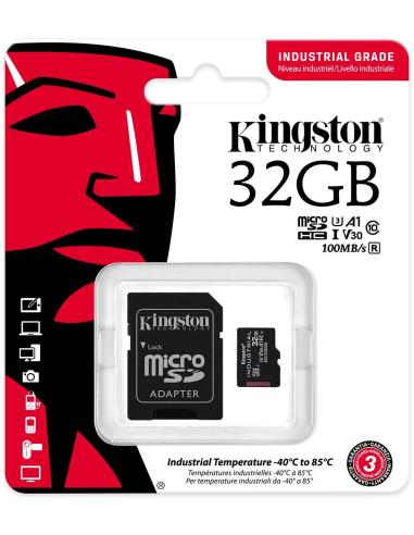Kingston Industrial MicroSD 32GB Con Adaptador