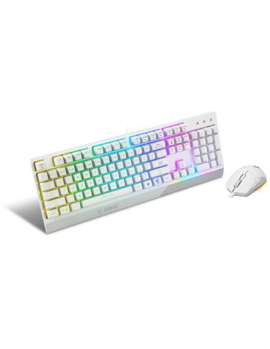 MSI Vigor GK30 Combo White Teclado + Ratón (IT)