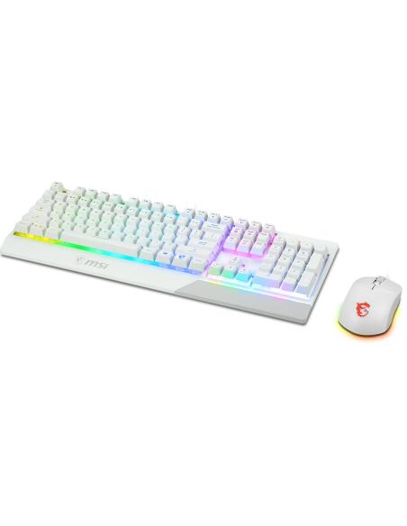 MSI Vigor GK30 Combo White Teclado + Ratón (IT)