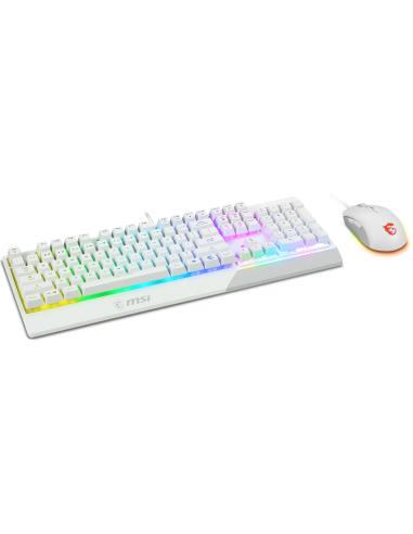 MSI Vigor GK30 Combo White Teclado + Ratón (IT)