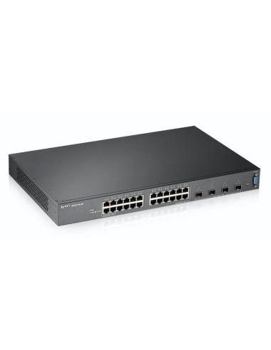 Zyxel XGS2210-28 Switch Gestionado L2 24 Puertos Gigabit + 4 Puertos SFP+ Negro