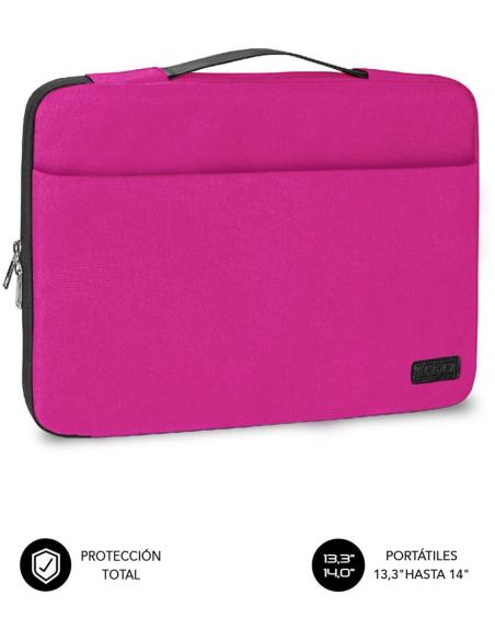 Subblim Elegant SUB-LS-0TS0002 Funda para Portátil hasta 14" Rosa