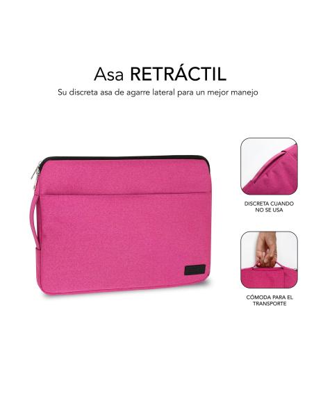 SUBBLIM Urban Funda para Ordenador hasta 14" Rosa