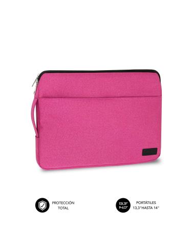 SUBBLIM Urban Funda para Ordenador hasta 14" Rosa