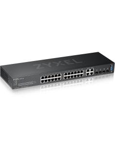 Zyxel GS2220-28-EU0101F Switch gestionado L2 24 puertos Gigabit + 4 Puertos SFP Negro-1347621