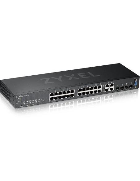 Zyxel GS2220-28-EU0101F Switch gestionado L2 24 puertos Gigabit + 4 Puertos SFP Negro