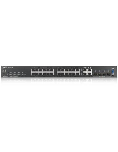 Zyxel GS2220-28-EU0101F Switch gestionado L2 24 puertos Gigabit + 4 Puertos SFP Negro