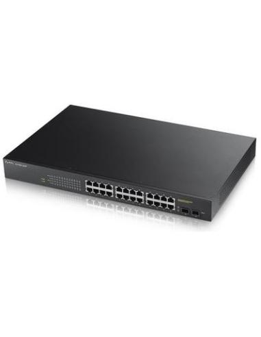 Zyxel GS1900-24HP Switch PoE Gestionado 24 Puertos Gigabit Ethernet + 2 Puertos SFP