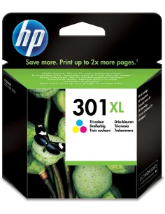 HP 301XL Cartucho de Tinta Tricolor Cian/Magenta/Amarillo-49870