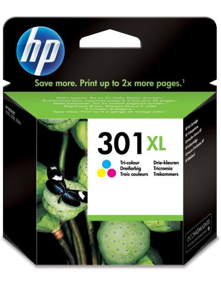 HP 301XL Cartucho de Tinta Tricolor Cian/Magenta/Amarillo