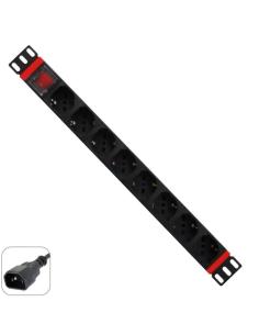 WP Regleta 19" 8 Tomas Schuko On/Off Switch Toma UPS-1347839