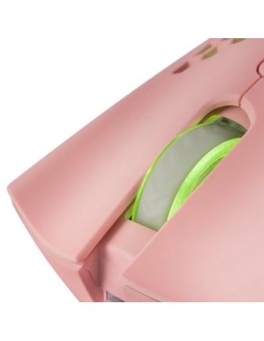 Mars Gaming MMEX Ratón Gaming RGB 32000DPI Rosa