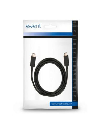Ewent Cable USB-C Carga Rápida 60W 10Gbps,4K 1m