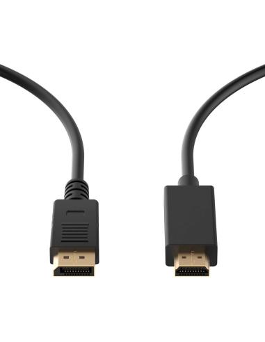 Ewent EC1432 Conversor de Imagen Displayport a HDMI 4K 3m Negro