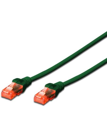 Ewent EW-6U-020 Cable de Red RJ45 Cat.6 U/UTP 2M Verde