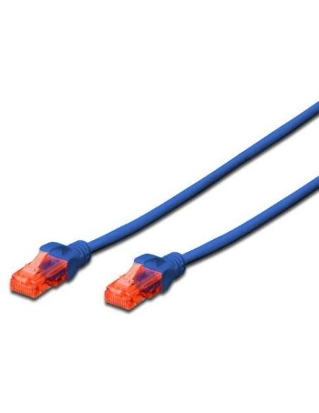 Ewent IM1019 Cable de Red RJ45 Cat.6 U/UTP Slim 3M Azul