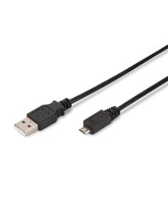 Ewent Cable USB 2.0 USB-A a Micro USB-B Macho/Macho 1.8m Negro-1346024