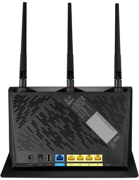 Asus 4G-AC86U 90IG05R0-BM9100 Enrutador 600Mbs Puertos 5 2533Mb/s Noir