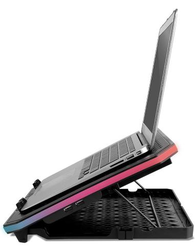 Krom Kooler Base Refrigeradora RGB para Portátil hasta 19"