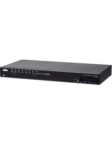 Aten CS19208-AT-G Switch KVM 8 Puertos USB-B/DisplayPort Negro