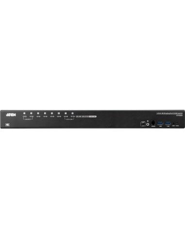 Aten CS19208-AT-G Switch KVM 8 Puertos USB-B/DisplayPort Negro