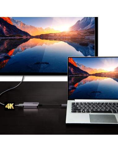 ATEN UC3008A1-AT Adaptador de USB-C a 4K HDMI Negro