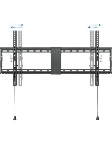 TooQ LP4391T-B Soporte de Pared Inclinable para Monitor/TV 43"-90" Máx. 70Kg Negro