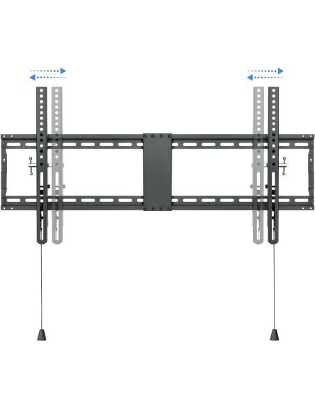 TooQ LP4391T-B Soporte de Pared Inclinable para Monitor/TV 43"-90" Máx. 70Kg Negro