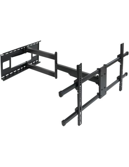 TooQ LP4380XL-B Soporte de Pared Inclinable y Giratorio para Monitor/TV 43"-80" Máx. 50Kg Negro
