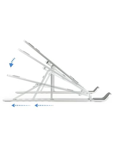 TooQ TQLRS0033AL Soporte para Portátil hasta 15" Máx. 5Kg Gris