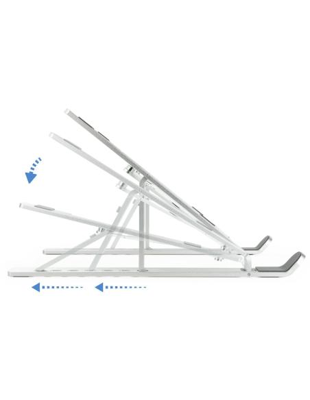 TooQ TQLRS0033AL Soporte para Portátil hasta 15" Máx. 5Kg Gris