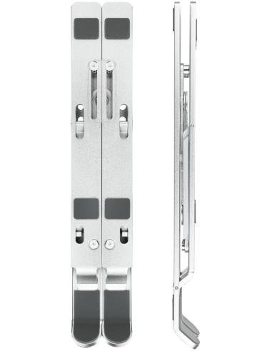 TooQ TQLRS0033AL Soporte para Portátil hasta 15" Máx. 5Kg Gris