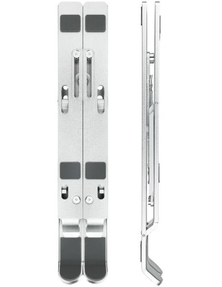 TooQ TQLRS0033AL Soporte para Portátil hasta 15" Máx. 5Kg Gris