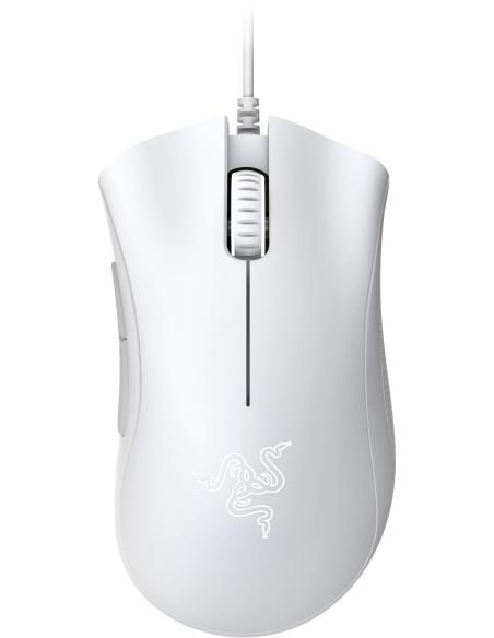 Razer Deathadder Essential Ratón Gaming 6400 DPI Blanco