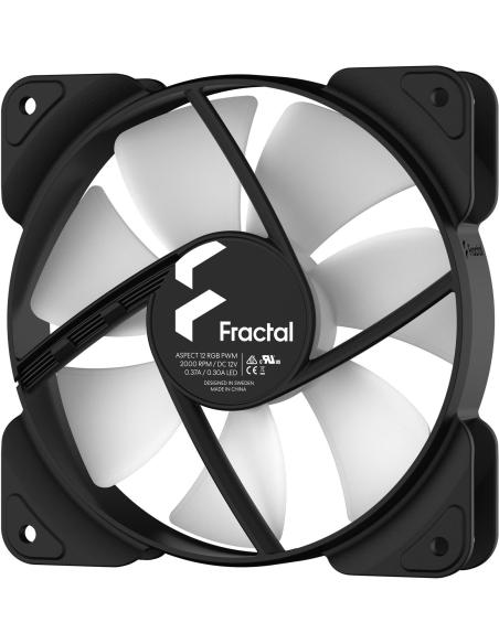 Fractal Design Aspect 12 RGB PWM Triple Ventilador Suplementario 120mm Negro