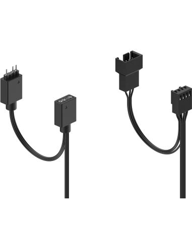 Fractal Design Aspect 12 RGB PWM Triple Ventilador Suplementario 120mm Negro