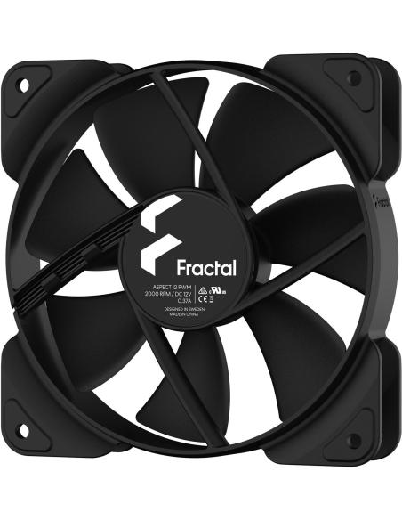 Fractal Design Aspect 12 PWM Ventilador Suplementario 120mm Negro
