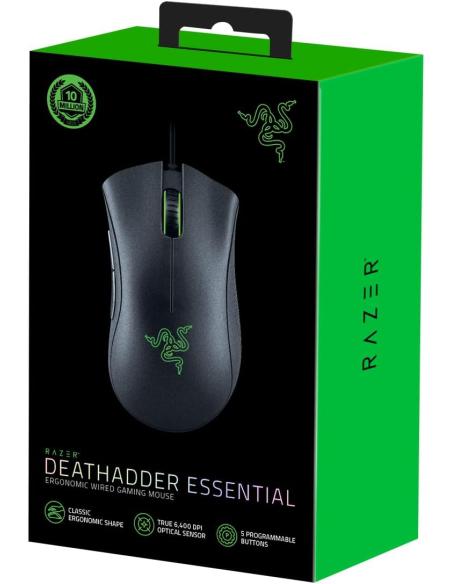 Razer Deathadder Essential Ratón Gaming 6400 DPI Negro